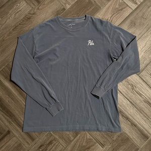 Tabor Made | PDX Dyed Long Sleeve Tee in Freshwater Blue